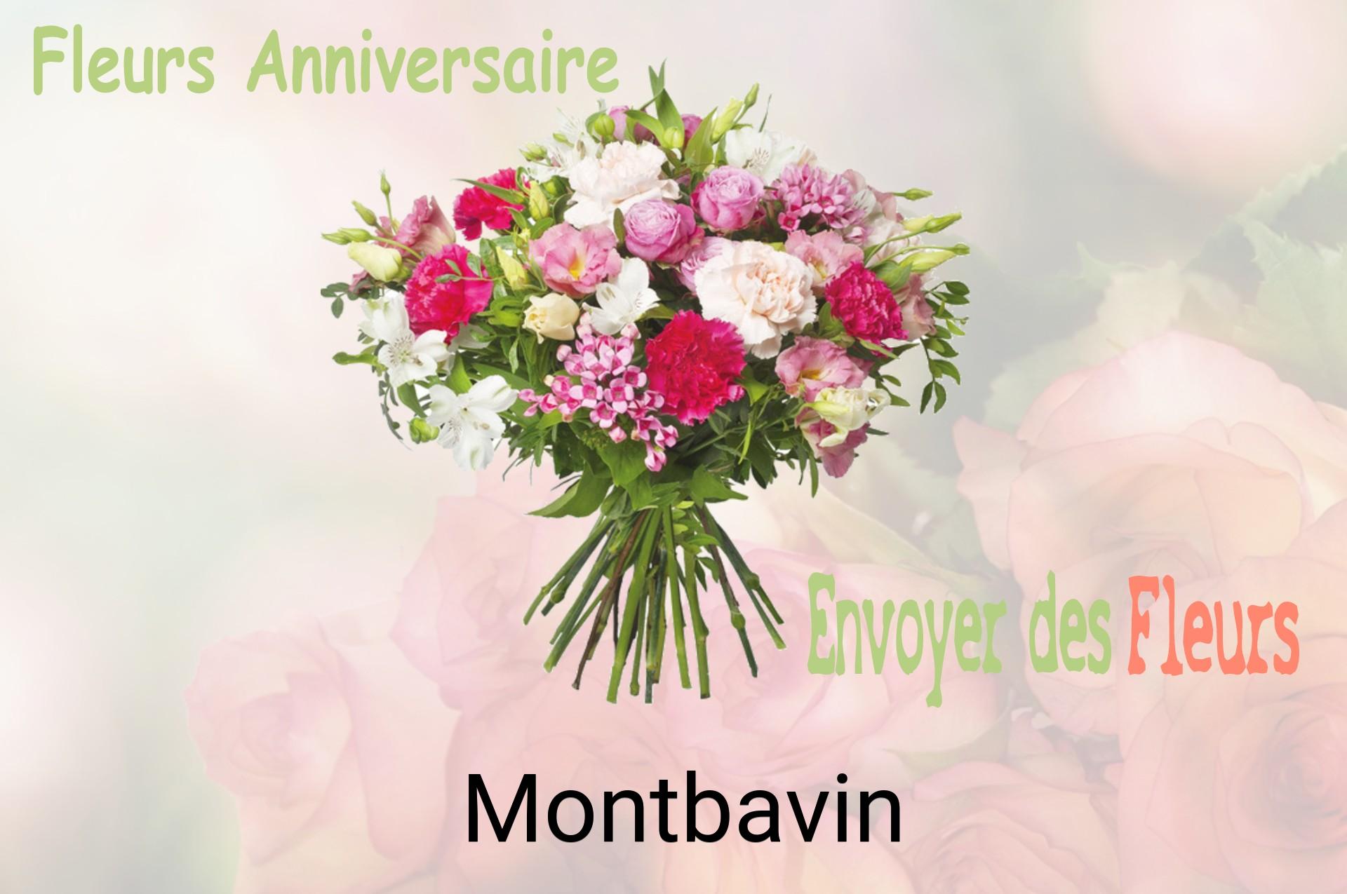 Bouquet de fleurs d’anniversaire livré à Montbavin